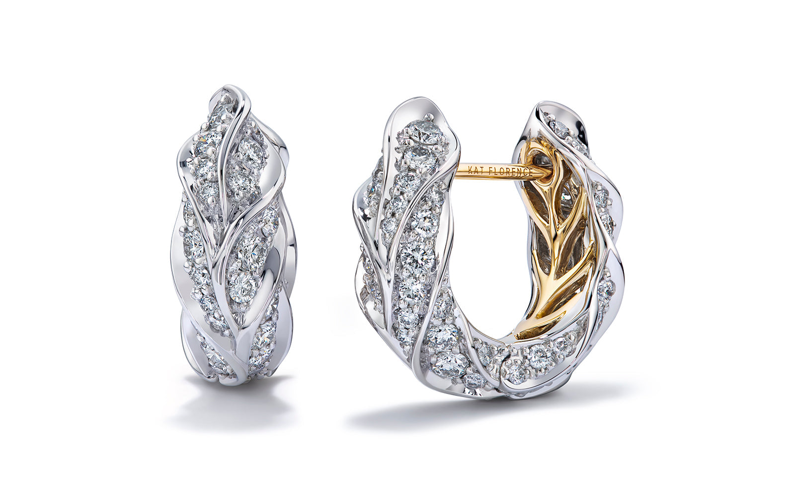 Canada 2.08ct D Flawless Diamond Earrings set in Platinum