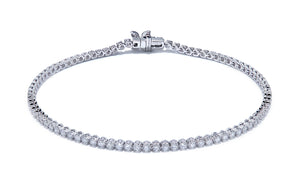 1.66ct D Flawless Diamond Bracelet set in Platinum