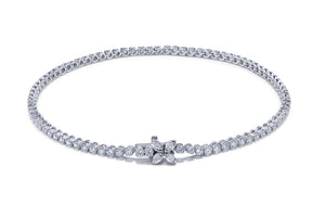 1.66ct D Flawless Diamond Bracelet set in Platinum