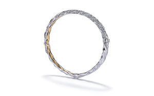 Canada 1.59ct D Flawless Diamond Bangle set in Platinum