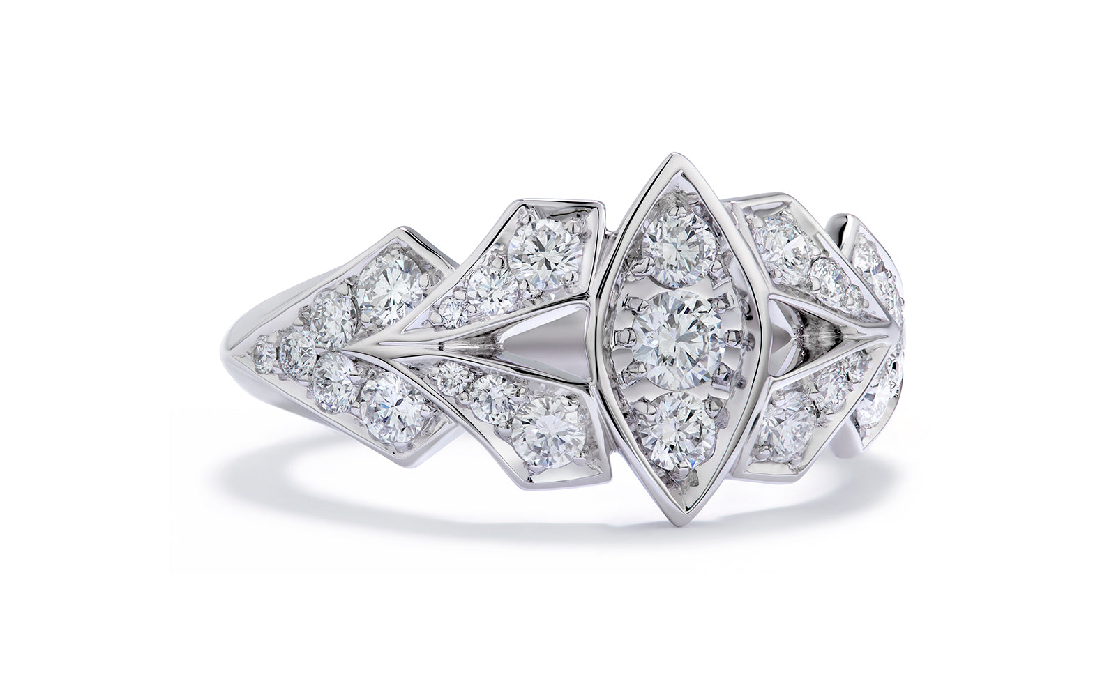 0.86ct D Flawless Diamond Ring set in 18K White Gold
