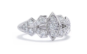 0.86ct D Flawless Diamond Ring set in 18K White Gold