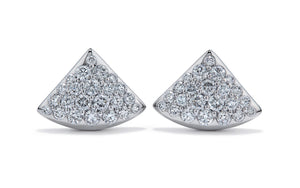 0.58ct D Flawless Diamond Earrings set in 18K White Gold