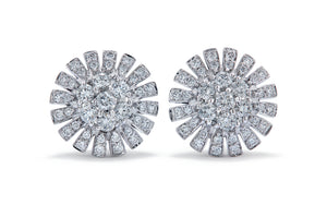 0.56ct D Flawless Diamond Earrings set in 18K White Gold