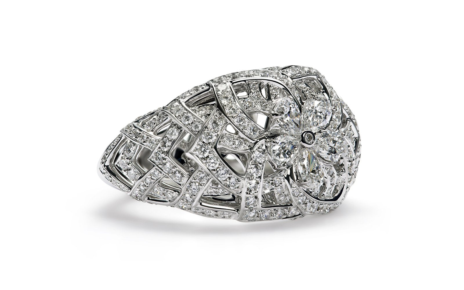 1.57ct D Flawless Diamond Ring set in 18K White Gold