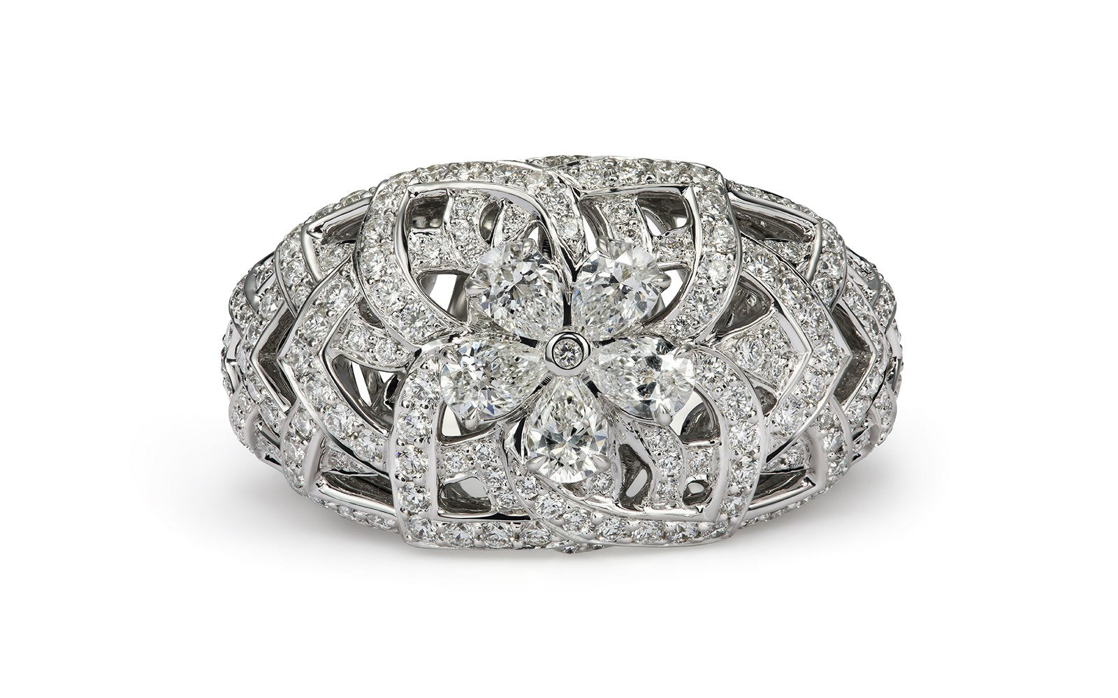 1.57ct D Flawless Diamond Ring set in 18K White Gold