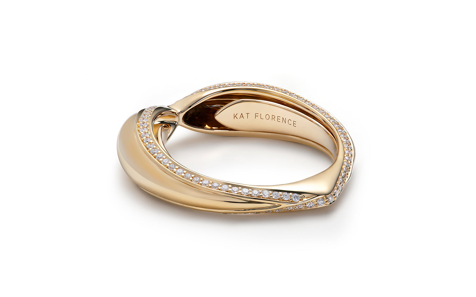 0.31ct D Flawless Diamond Ring set in 18K Yellow Gold
