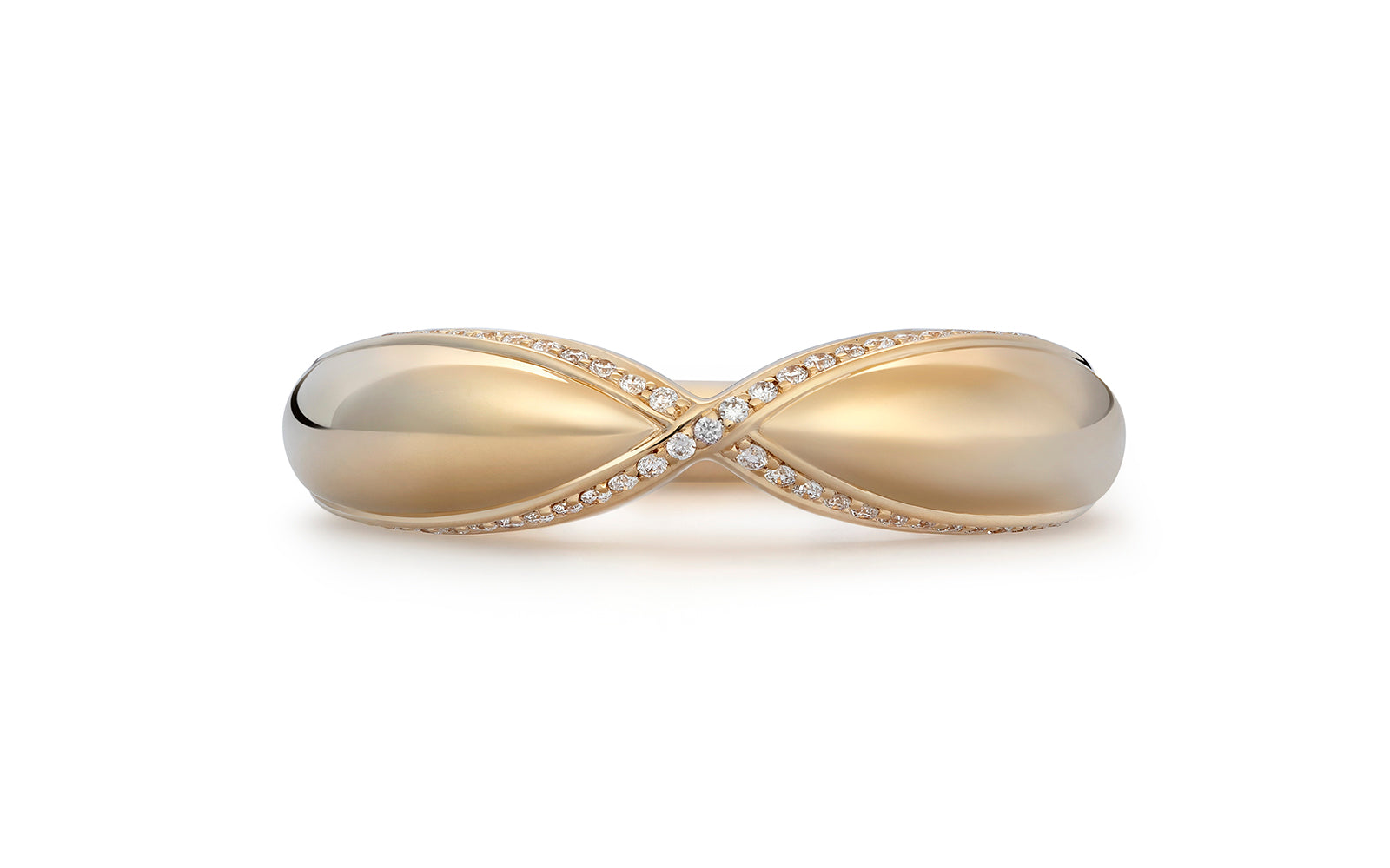 0.31ct D Flawless Diamond Ring set in 18K Yellow Gold