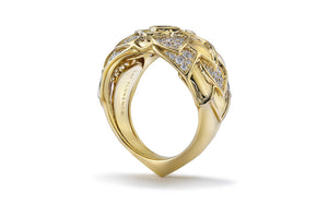 1.03ct D Flawless Diamond Ring set in 18K Yellow Gold