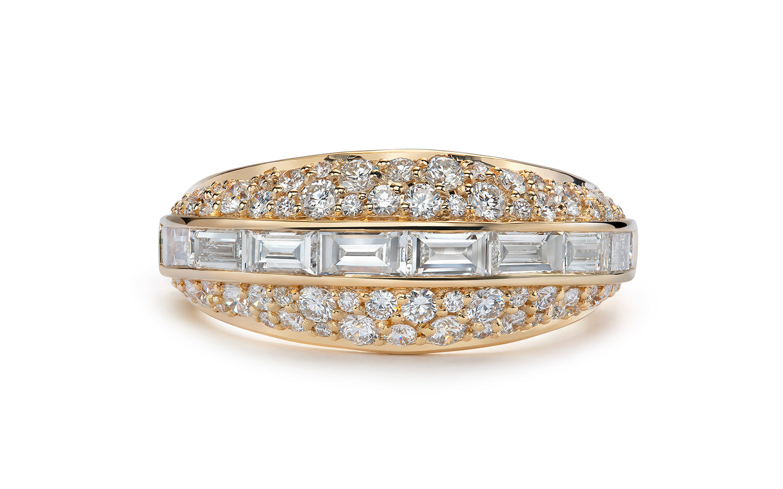 1.81ct  D Flawless Diamond Ring set in 18K Yellow Gold