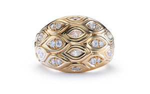0.85ct D Flawless Diamond Ring set in 18K Yellow Gold