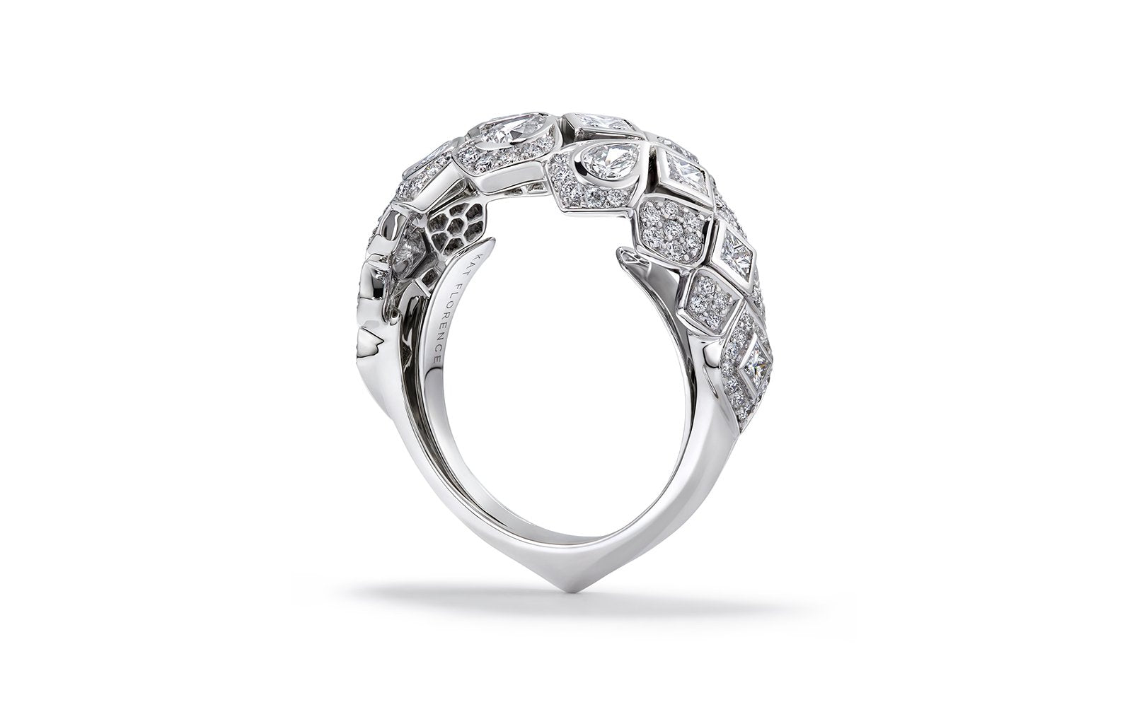 2.02ct D Flawless Diamond Ring set in 18K White Gold