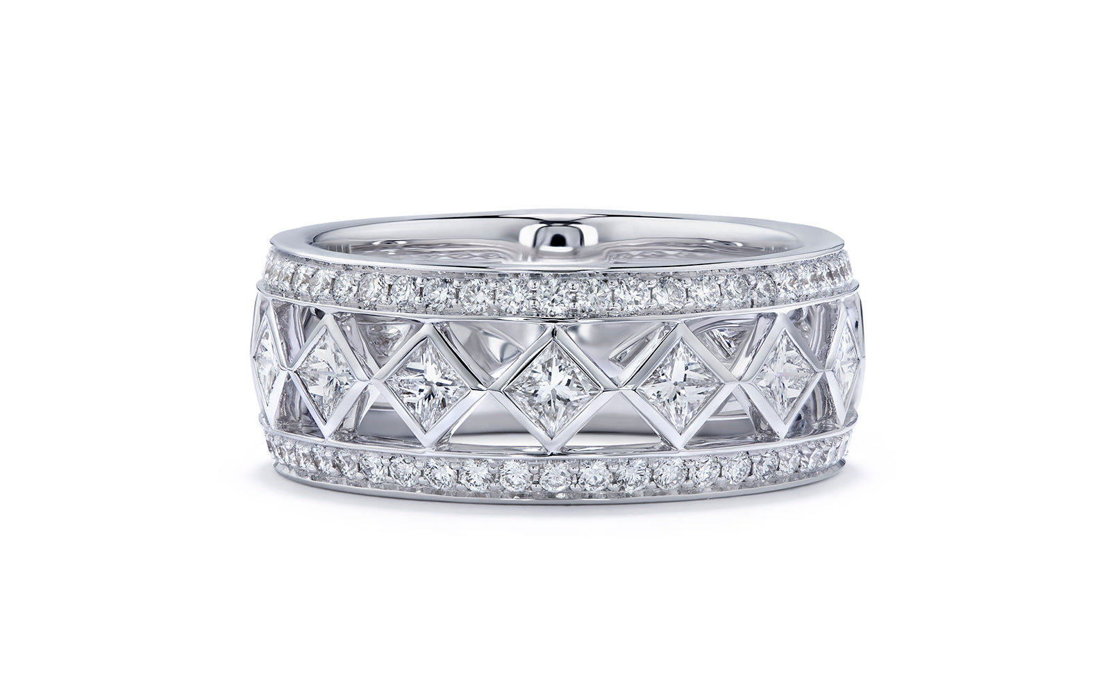 2.19ct D Flawless Diamond Ring set in 18K White Gold