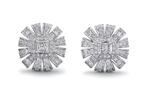 1.40ct D Flawless Diamond Earrings set in 18K White Gold