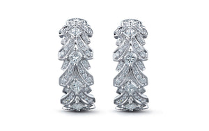 1.56ct D Flawless Diamond Earrings set in 18K White Gold