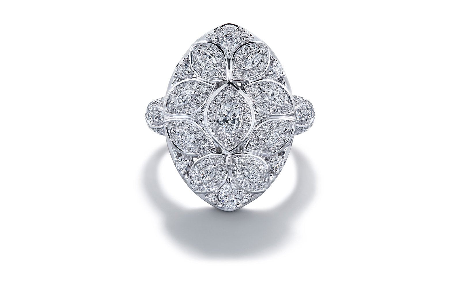 1.96ct  D Flawless Diamond Ring set in 18K White Gold
