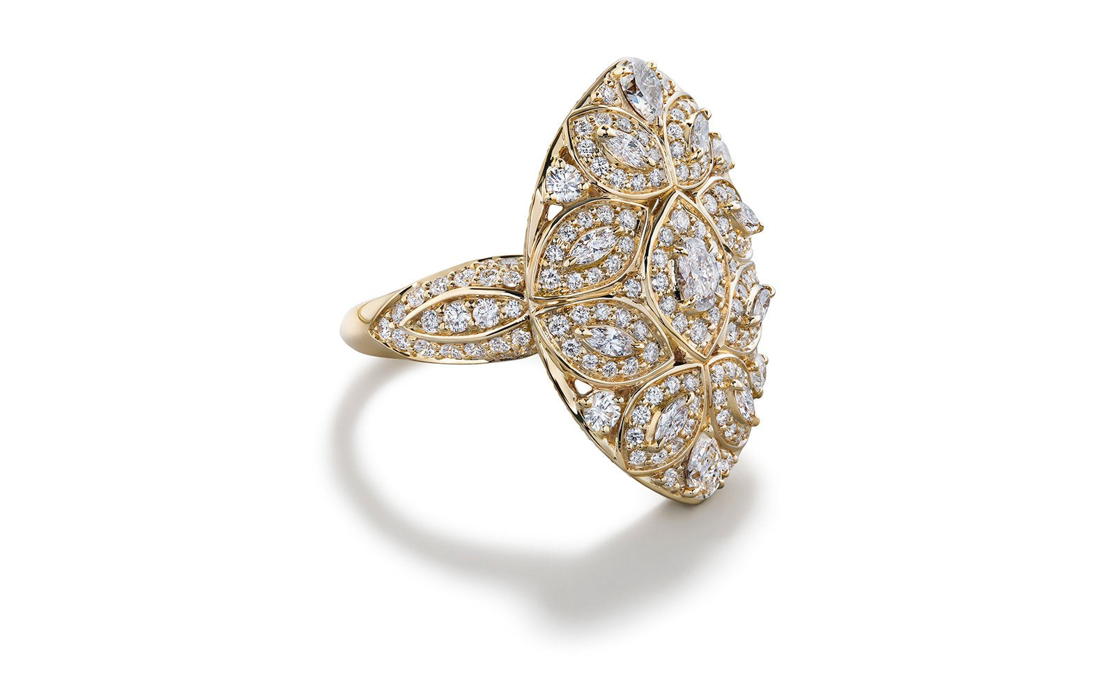 1.96ct D Flawless Diamond Ring set in 18K Yellow Gold