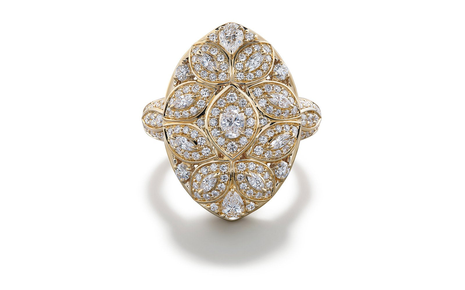 1.96ct D Flawless Diamond Ring set in 18K Yellow Gold