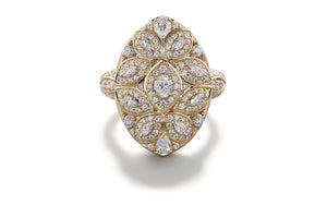 1.96ct D Flawless Diamond Ring set in 18K Yellow Gold