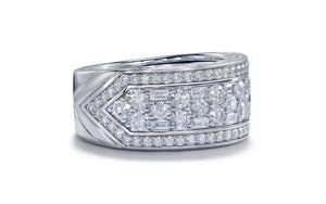 Paris 2.55ct D Flawless Diamond Ring set in 18K White Gold
