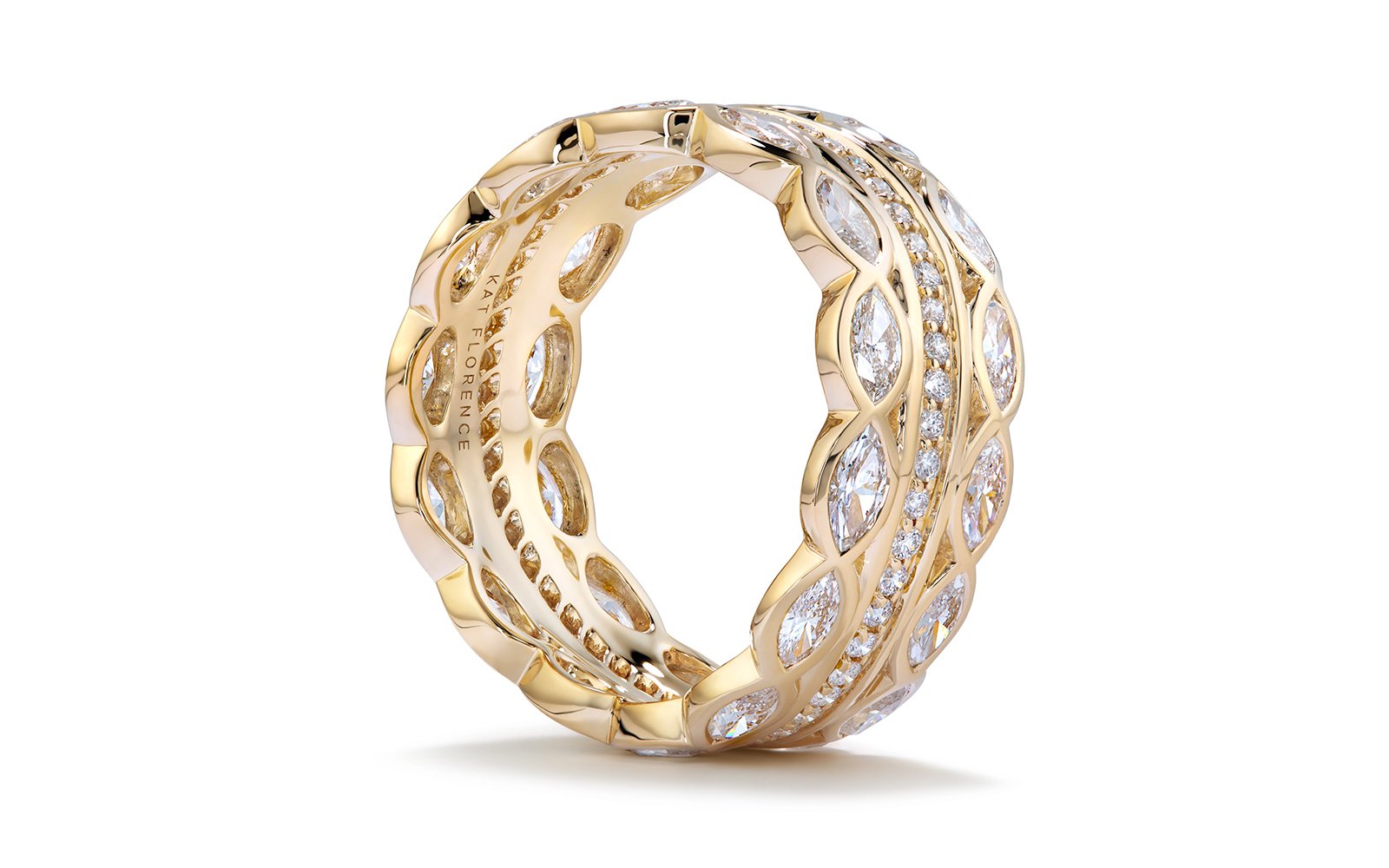 2.20ct D Flawless Diamond Ring set in 18K Yellow Gold