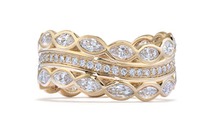 2.20ct D Flawless Diamond Ring set in 18K Yellow Gold