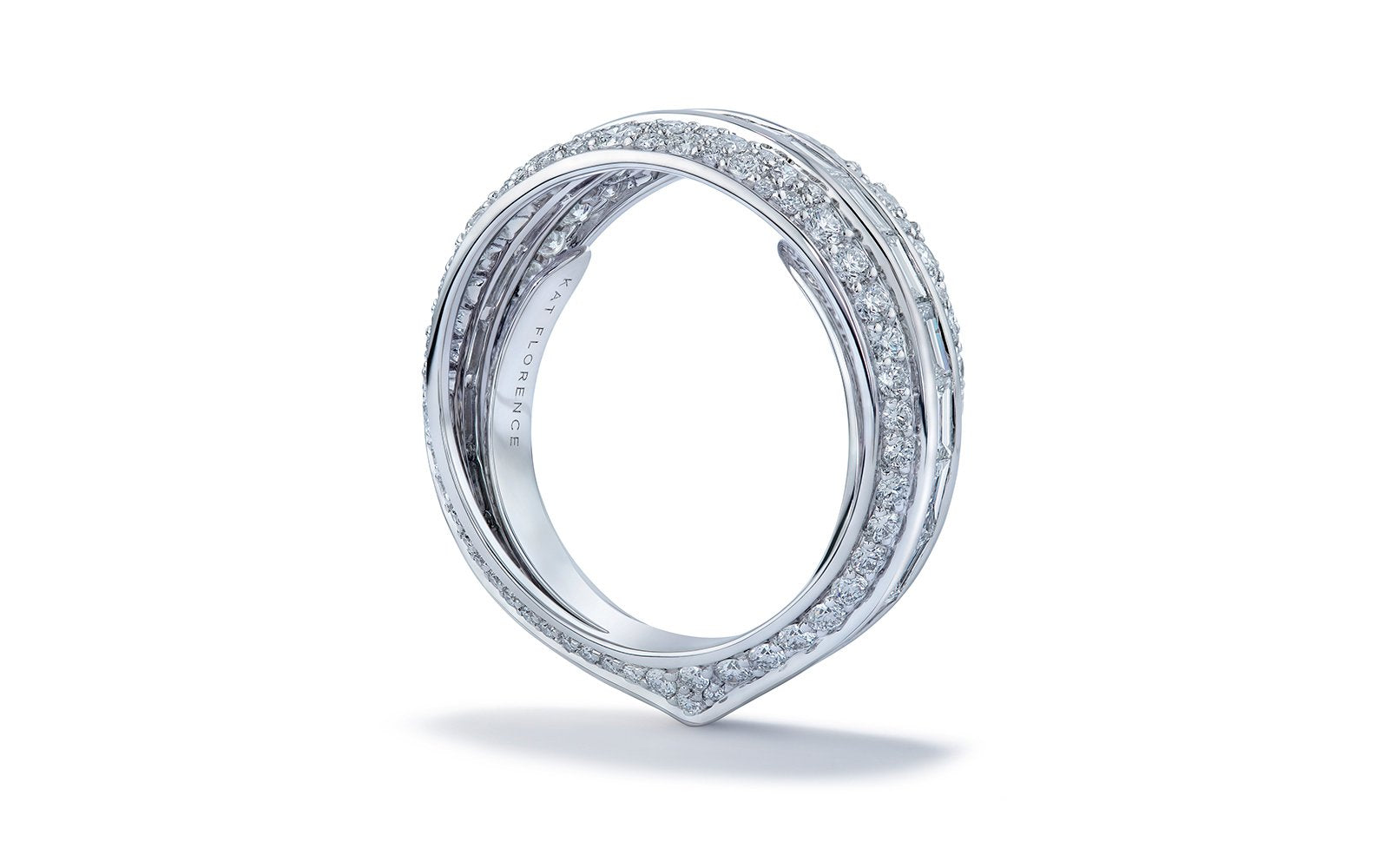 2.02ct D Flawless Diamond Ring set in 18K White Gold