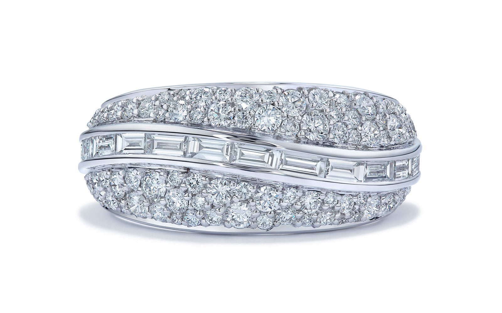 2.02ct D Flawless Diamond Ring set in 18K White Gold