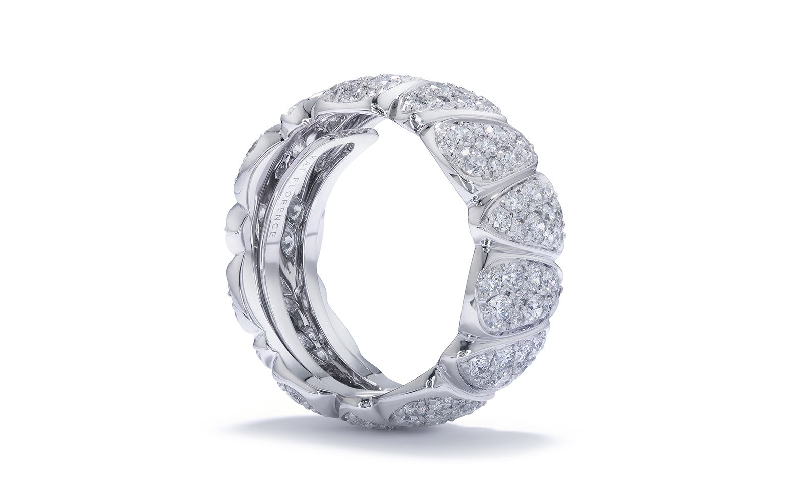 2.82ct D Flawless Diamond Ring set in 18K White Gold