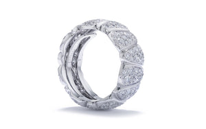 2.82ct D Flawless Diamond Ring set in 18K White Gold