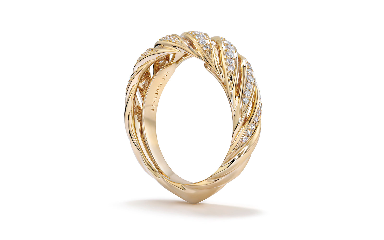 0.42ct D Flawless Diamonds Ring set in 18K White Gold