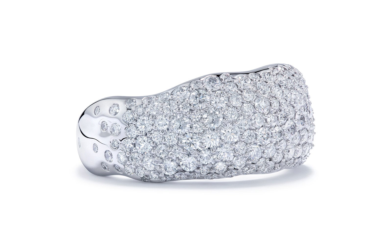 Snow Capped 2.25ct D Flawless Diamond Ring set in 18K White Gold