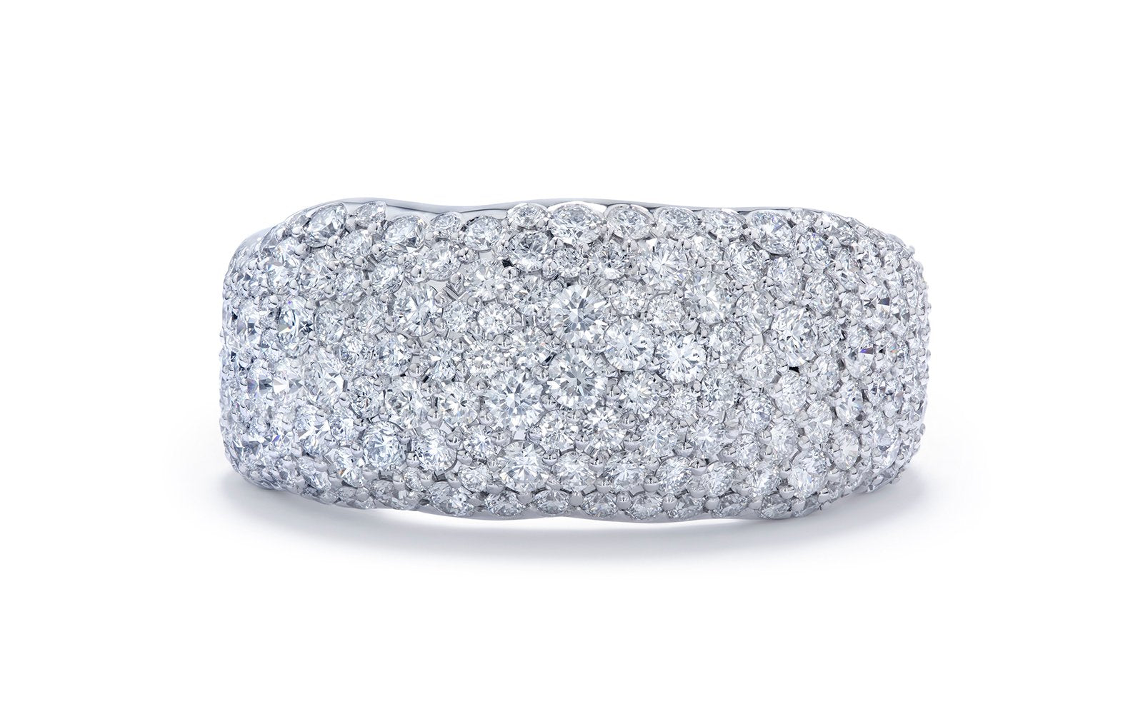 Snow Capped 2.25ct D Flawless Diamond Ring set in 18K White Gold