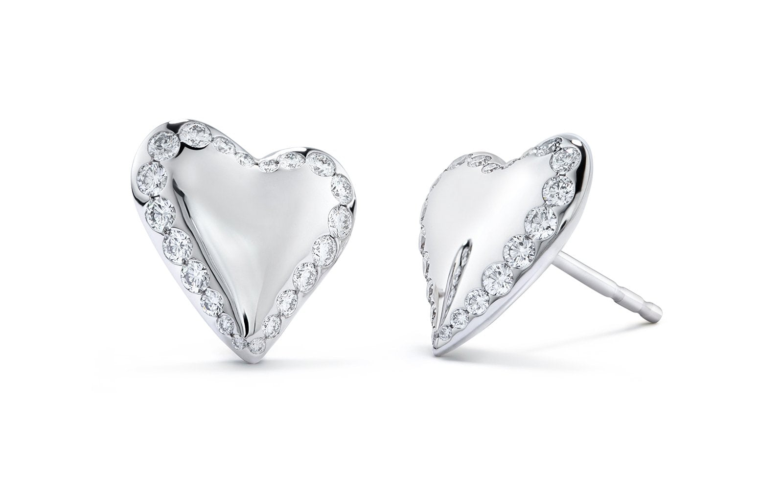 0.5ct D Flawless Diamond Earrings set in 18K White Gold