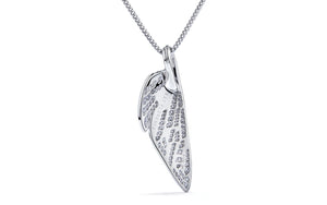 1.36ct D Flawless Diamond Necklace set in 18K White Gold