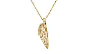 1.36ct D Flawless Diamond Necklace set in 18K Yellow Gold