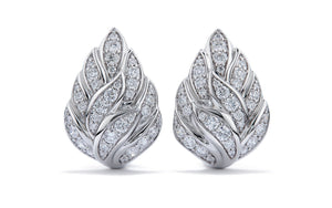 1.16ct D Flawless Diamond Earrings set in 18K White Gold