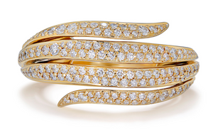 0.7ct D Flawless Diamond Ring set in 18K Yellow Gold